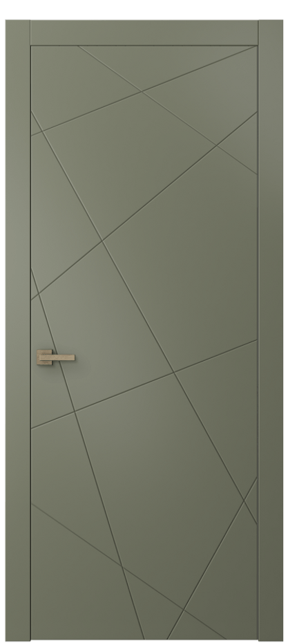 Межкомнатная дверь Linea АКП 8048 Матовый оливковый тёмный  Цена 50639 ₽ | Volhovec