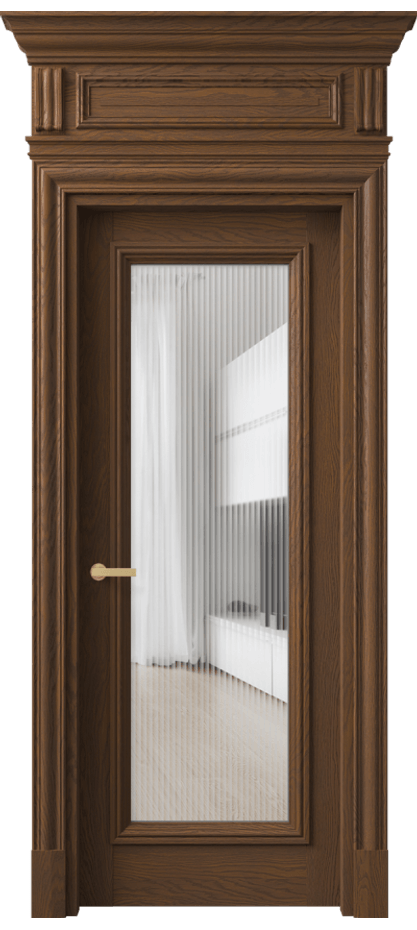 Межкомнатная дверь Antique 7300 Дуб каштановый матовый Moru Цена 257069 ₽ | Volhovec