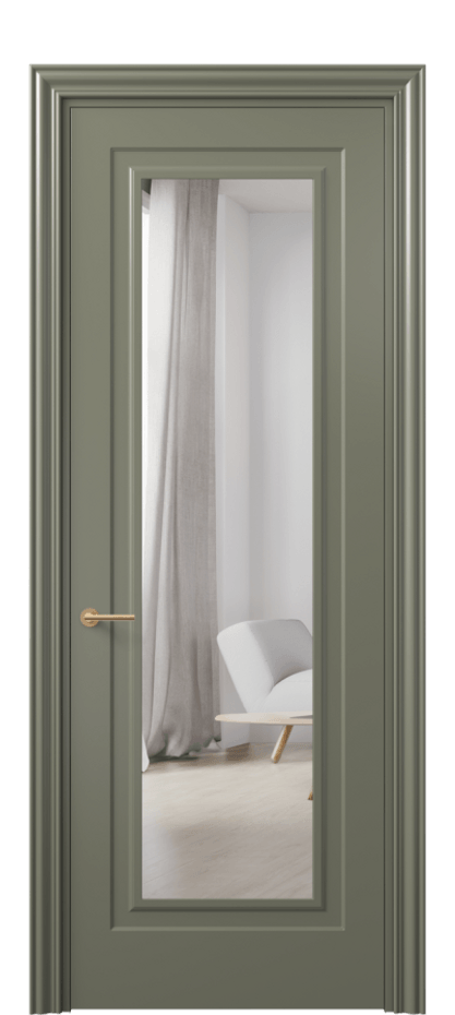 Дверь межкомнатная Mascot 8403 Матовый оливковый тёмный Двустороннее зеркало, триплекс Фигурный наличник МОТ Цена 62159 ₽ Наличники уже входят в базовый комплект. Фабрика дверей Волховец 8 (800) 551 43 19 Межкомнатная дверь Mascot 8403 Матовый оливковый тёмный Двустороннее зеркало, триплекс Цена 62159 ₽ | Volhovec