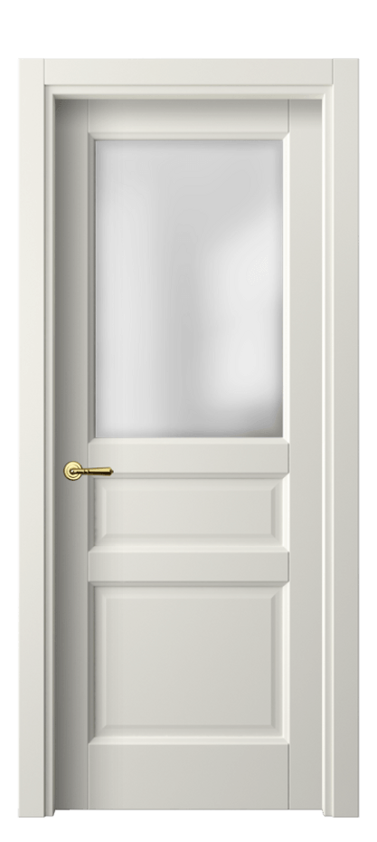 Межкомнатная дверь Галант 1432 Матовый жемчужный Сатинированное стекло Цена 52399 ₽ | Volhovec