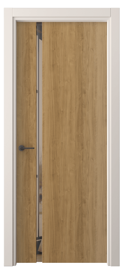 Межкомнатная дверь Freedom 4222 Грецкий орех Двустороннее бронзовое зеркало, триплекс Цена 34239 ₽ | Volhovec