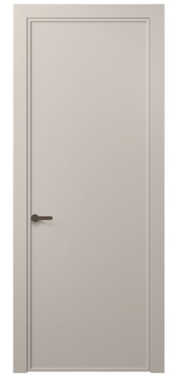 Дверь межкомнатная 8601 МСБЖ . Цвет Матовый светло-бежевый. Материал Гладкая эмаль. Коллекция Frame. Картинка.