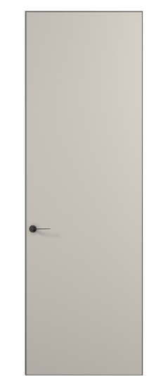 Дверь межкомнатная 0010 АКП ПЭСС. Цвет ПЭТ светло-серый. Материал ПЭТ. Коллекция Planum Pro. Картинка.