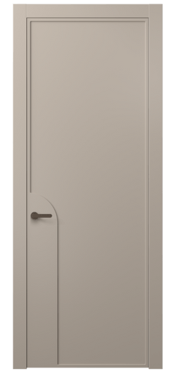 Дверь межкомнатная АКП 8605 МБСК. Цвет Матовый бисквитный. Материал Гладкая эмаль. Коллекция Frame. Картинка.