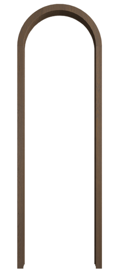 Дверь межкомнатная Арка ДТМ.М. Цвет Дуб туманный матовый. Материал Массив дуба матовый. Коллекция Palazzo. Картинка.