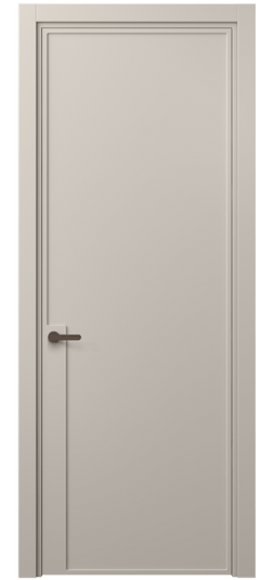 Дверь межкомнатная 8603 МСБЖ . Цвет Матовый светло-бежевый. Материал Гладкая эмаль. Коллекция Frame. Картинка.