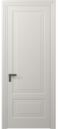 Дверь межкомнатная АКП 8341 МПБЛ. Цвет Матовый пудровый белый. Материал Гладкая эмаль. Коллекция Рокка. Картинка.