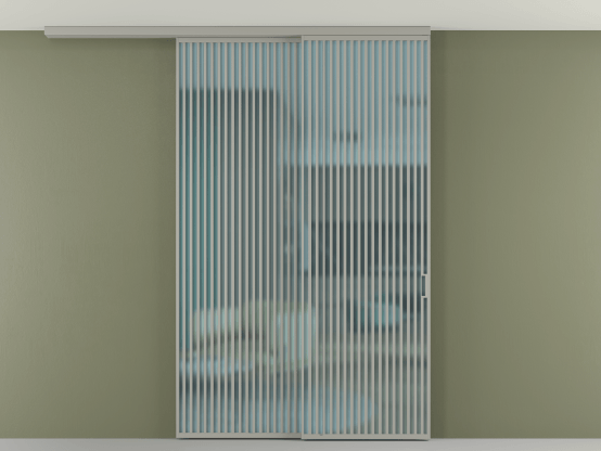 Алюминевая перегородка АЛПР 040.06_АНСР_САТ ГОЛ_new. Цвет Алюминий нейтральный серый. Материал Алюминий в эмали. Коллекция Перегородка Formato вдоль стены на потолок 2 створки с синхронным механизмом. Фото. Алюминевая перегородка АЛПР 040.06_АНСР_САТ ГОЛ_new. Цвет Алюминий нейтральный серый. Материал Алюминий в эмали. Коллекция Перегородка Formato вдоль стены на потолок 2 створки с синхронным механизмом. Картинка.