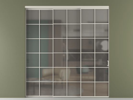 Алюминевая перегородка vn3_05_ Алюминий тёплый серый Серый сатин матовое. Цвет Алюминий тёплый серый. Материал Алюминий в эмали. Коллекция Перегородка Formato внутри проёма 3 створки с синхронным механизмом. Фото. Алюминевая перегородка vn3_05_ Алюминий тёплый серый Серый сатин матовое. Цвет Алюминий тёплый серый. Материал Алюминий в эмали. Коллекция Перегородка Formato внутри проёма 3 створки с синхронным механизмом. Картинка.