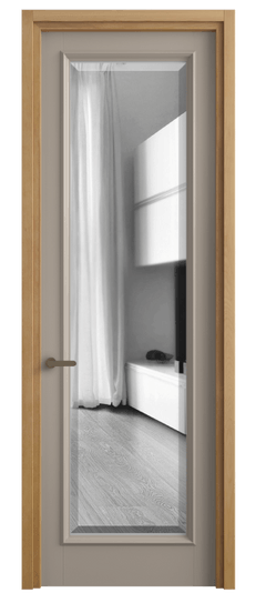 Дверь межкомнатная 6702 ББСК ЗЕР ФАЦ. Цвет Бук бисквитный. Материал Массив бука эмаль. Коллекция Шарм. Картинка.