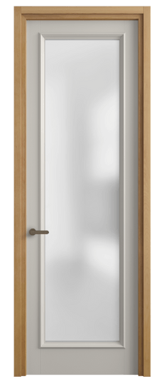 Дверь межкомнатная 6702 БОС САТ. Цвет Бук облачный серый. Материал Массив бука эмаль. Коллекция Шарм. Картинка.