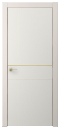 Дверь межкомнатная АКП 4209 ПЭБЛ. Цвет ПЭТ белоснежный. Материал ПЭТ. Коллекция Фридом. Картинка.