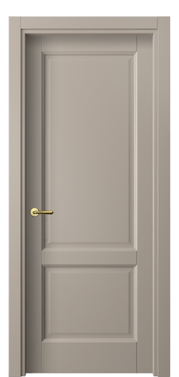 Дверь межкомнатная 1421 МБСК. Цвет Матовый бисквитный. Материал Гладкая эмаль. Коллекция Galant. Картинка.