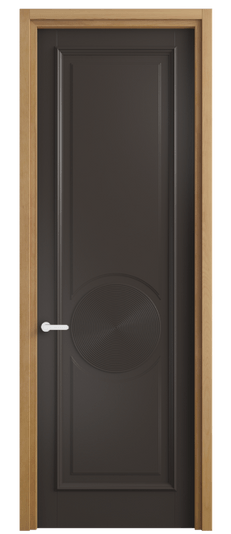 Дверь межкомнатная 6719 БАН. Цвет Бук антрацит. Материал Массив бука эмаль. Коллекция Charm. Картинка.