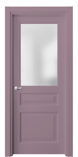 Дверь межкомнатная 6324 Пастельно-фиолетовый RAL 4009. Цвет RAL Пастельно-фиолетовый RAL 4009. Материал Массив бука эмаль. Коллекция Тоскана Элегантэ. Картинка.