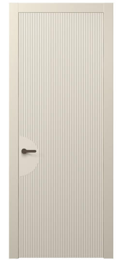 Дверь межкомнатная 8624 МБСР. Цвет Матовый бежево-серый. Материал Гладкая эмаль. Коллекция Dune. Картинка.