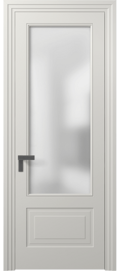 Дверь межкомнатная 8342 МСР Сатин. Цвет Матовый серый. Материал Гладкая эмаль. Коллекция Rocca. Картинка.