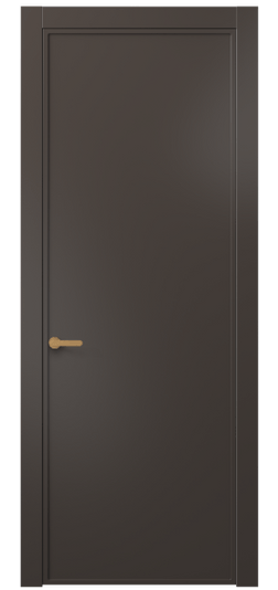 Дверь межкомнатная 8601 МАН . Цвет Матовый антрацит. Материал Гладкая эмаль. Коллекция Frame. Картинка.