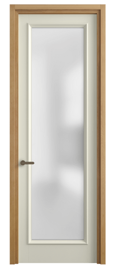 Дверь межкомнатная 6702 БМБ САТ. Цвет Бук молочно-белый. Материал Массив бука эмаль. Коллекция Шарм. Картинка.