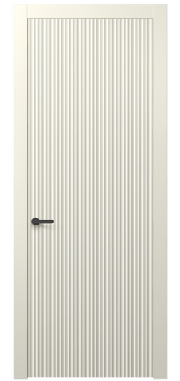 Дверь межкомнатная 8641 ММБ . Цвет Матовый молочно-белый. Материал Гладкая эмаль. Коллекция Alba. Картинка.