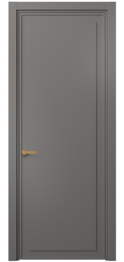 Дверь межкомнатная 8602 МКЛС . Цвет Матовый классический серый. Материал Гладкая эмаль. Коллекция Frame. Картинка.