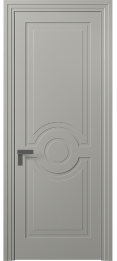 Дверь межкомнатная 8361 МНСР. Цвет Матовый нейтральный серый. Материал Гладкая эмаль. Коллекция Рокка. Картинка.