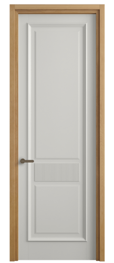 Дверь межкомнатная 6717 БС. Цвет Бук серый. Материал Массив бука эмаль. Коллекция Charm. Картинка.