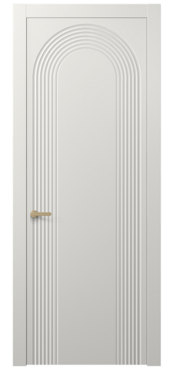 Дверь межкомнатная 8648 МСР. Цвет Матовый серый. Материал Гладкая эмаль. Коллекция Альба. Картинка.