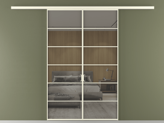 Алюминевая перегородка АЛПР 040.04_АМБ_Stopsol Grey_new. Цвет Алюминий молочно-белый. Материал Алюминий в эмали. Коллекция Перегородка Formato вдоль стены 2 створки. Фото. Алюминевая перегородка АЛПР 040.04_АМБ_Stopsol Grey_new. Цвет Алюминий молочно-белый. Материал Алюминий в эмали. Коллекция Перегородка Formato вдоль стены 2 створки. Картинка.