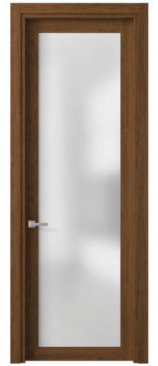 Дверь межкомнатная 2102 ЛОР САТ. Цвет Лесной орех. Материал Ламинатин. Коллекция Planum. Картинка.