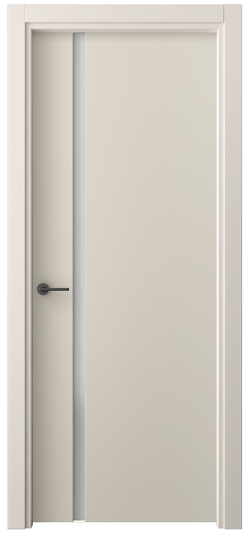 Дверь межкомнатная 4222 ПЭСБ САТ. Цвет ПЭТ светло-бежевый. Материал ПЭТ. Коллекция Фридом. Картинка.