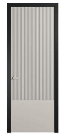 Дверь межкомнатная АКП 8203 МОС Матовый облачно-серый. Цвет Матовый облачно-серый. Материал Гладкая эмаль. Коллекция Velvet. Картинка.