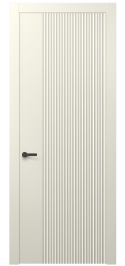 Дверь межкомнатная 8643 ММБ . Цвет Матовый молочно-белый. Материал Гладкая эмаль. Коллекция Alba. Картинка.