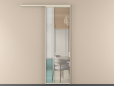 Перегородка Mosaic вдоль стены 1 створка