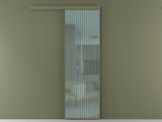 Перегородка Formato вдоль стены 1 створка