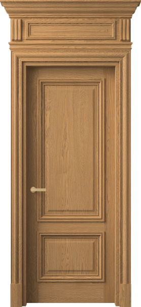 Дверь межкомнатная 7303 ДПШ.М. Цвет Дуб пшеничный матовый. Материал Массив дуба матовый. Коллекция Antique. Картинка.