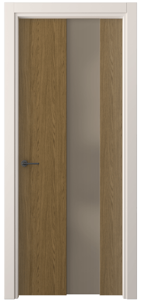 Дверь межкомнатная 4226 ТФД БР САТ. Цвет Торфяной дуб. Материал Ламинатин. Коллекция Freedom. Картинка.